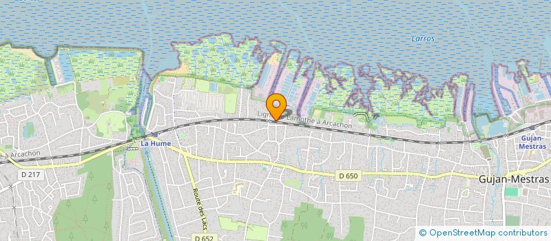 localisation de l'entreprise M.G IMMO  GUJAN-MESTRAS