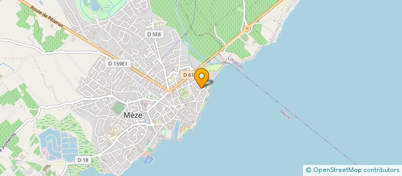 localisation de l'entreprise M G INVEST à MEZE