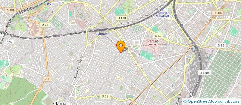 localisation de l'entreprise M.G.K.  CHATILLON