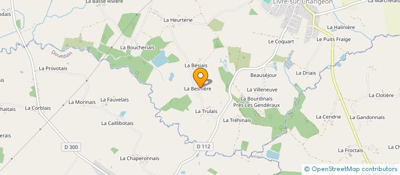 localisation de l'entreprise M.G.L. à LIVRE-SUR-CHANGEON