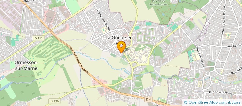 localisation de l'entreprise M G L à LA QUEUE-EN-BRIE