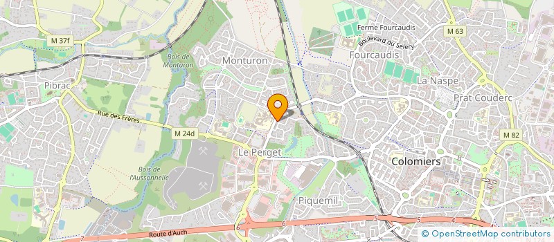 localisation de l'entreprise M.G.M à COLOMIERS