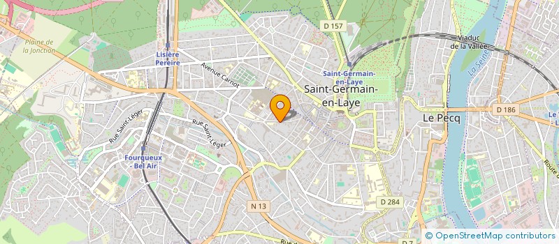 localisation de l'entreprise M.G.M DISTRIBUTION  SAINT-GERMAIN-EN-LAYE