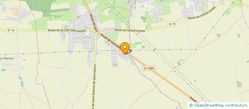 localisation de l'entreprise M.G.M FRANCE  SAINT-ETIENNE-DE-SAINT-GEOIRS