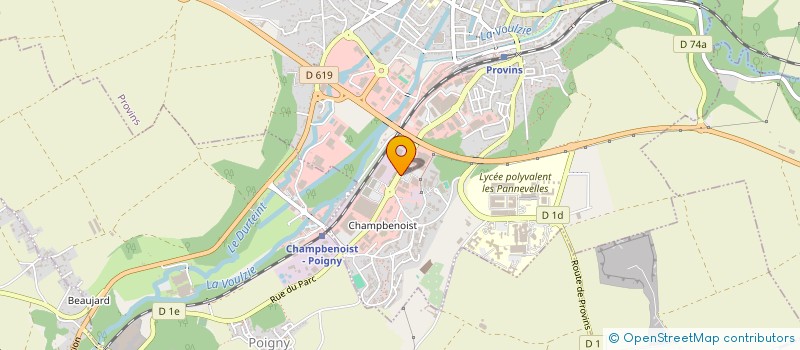 localisation de l'entreprise M.G.M.T à PROVINS