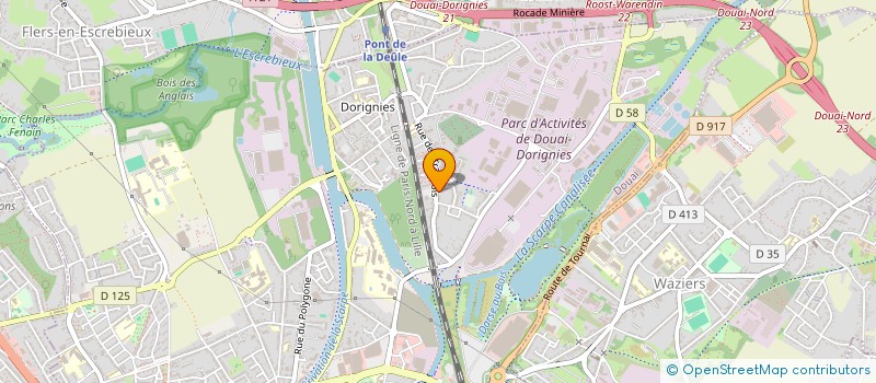 localisation de l'entreprise M G N T à DOUAI