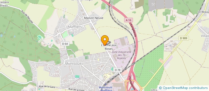 localisation de l'entreprise M.G. NOGUEIRA  MAFFLIERS