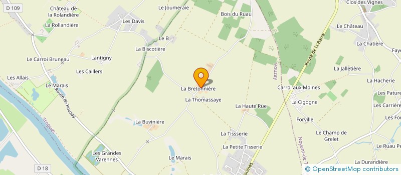 localisation de l'entreprise M.G.O PRO  POUZAY