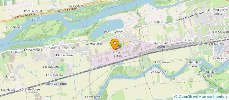 localisation de l'entreprise M.G.P.  LA RICHE