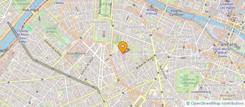 localisation de l'entreprise M G P C  PARIS