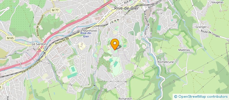 localisation de l'entreprise M G P I à RIVE-DE-GIER