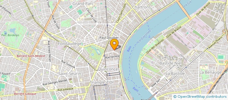 localisation de l'entreprise M.G.P. NOROIT  BORDEAUX