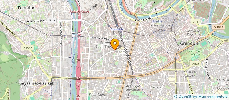 localisation de l'entreprise M.G.P.P.I. à GRENOBLE