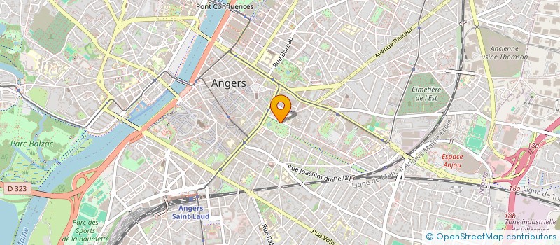 localisation de l'entreprise M.G.P.S à ANGERS