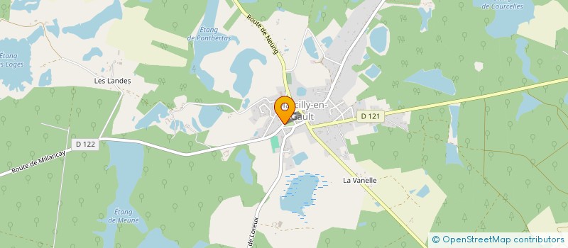 localisation de l'entreprise M.G.PLATRERIE  MARCILLY-EN-GAULT