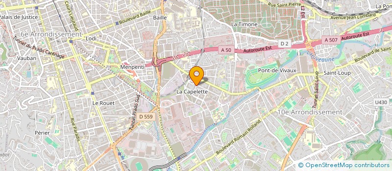 localisation de l'entreprise M.G. POSE à MARSEILLE