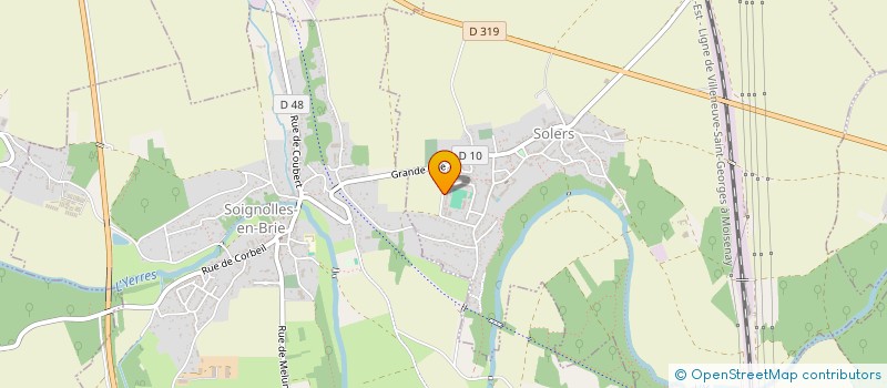 localisation de l'entreprise M.G.R.  SOLERS