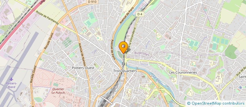 localisation de l'entreprise M G R CONSEILS  POITIERS