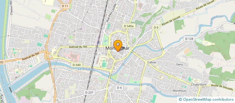 localisation de l'entreprise M G R LABO GROUPE à MONTELIMAR