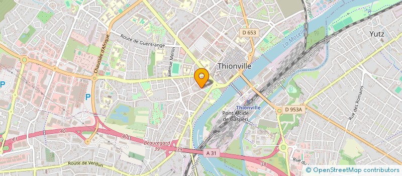 localisation de l'entreprise M G RENOV  THIONVILLE