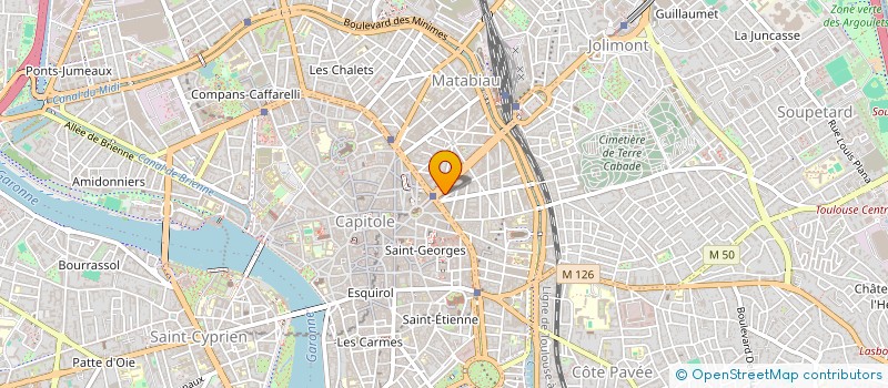 localisation de l'entreprise M.G.S.O à TOULOUSE