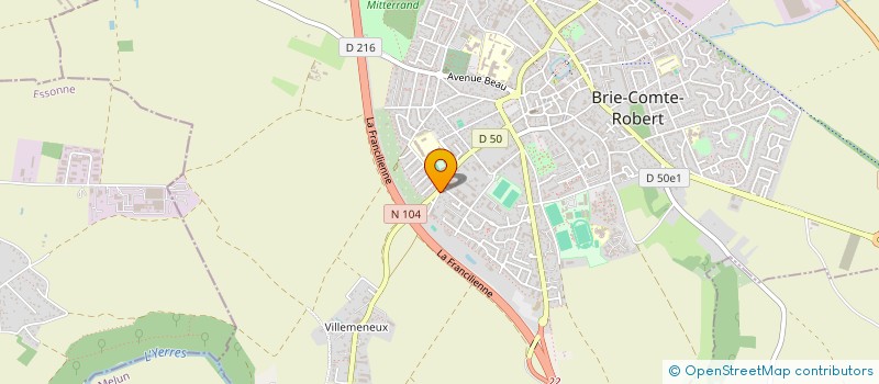 localisation de l'entreprise M&G SECURITE à BRIE-COMTE-ROBERT