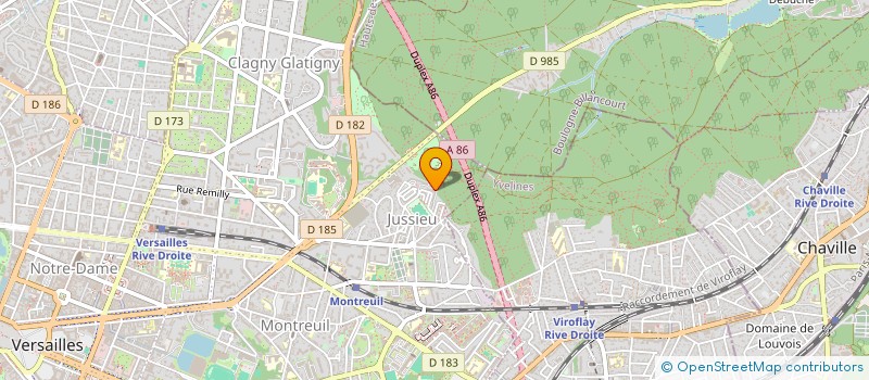 localisation de l'entreprise M G SECURITE SARL à VERSAILLES