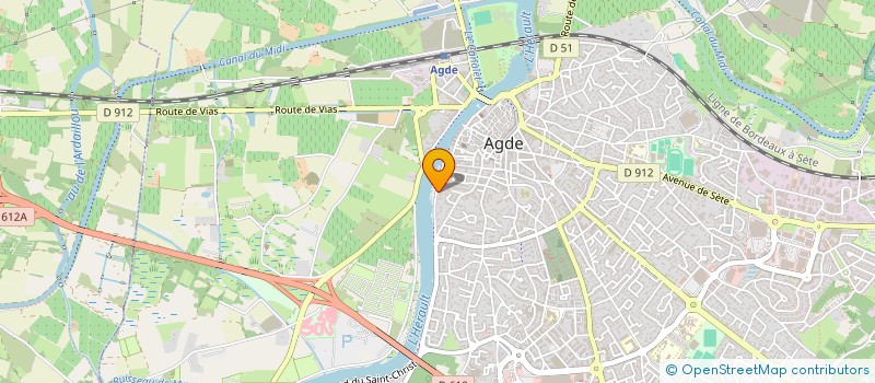 localisation de l'entreprise M.G. SECURITY à AGDE