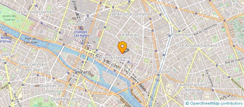 localisation de l'entreprise M.G.T à PARIS