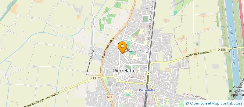 localisation de l'entreprise M G T P à PIERRELATTE
