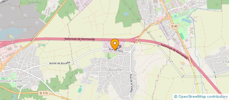 localisation de l'entreprise M G T P  BOUAFLE