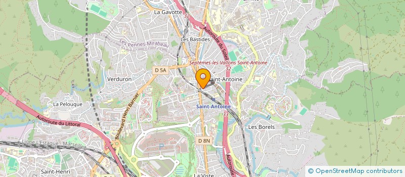 localisation de l'entreprise M.G.T.P à MARSEILLE