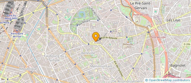 localisation de l'entreprise M.G.T.R.B.  PARIS