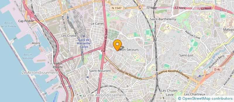 localisation de l'entreprise M G THEATRE à MARSEILLE