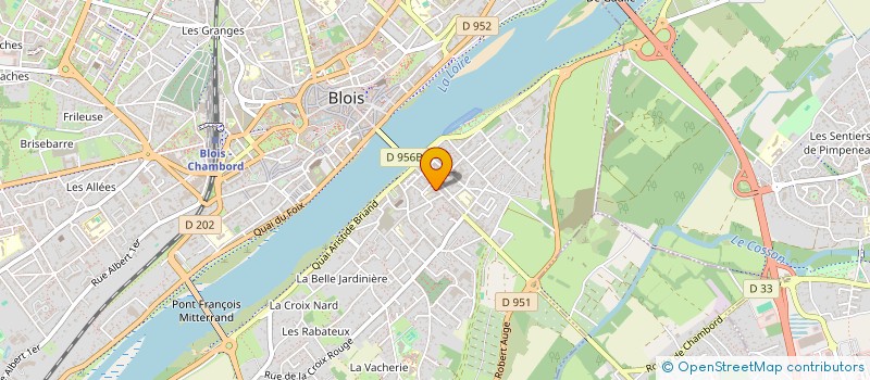 localisation de l'entreprise M.G. VIENNE  BLOIS