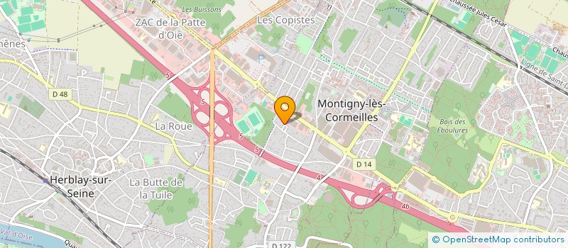 localisation de l'entreprise M'GAGA  MONTIGNY-LES-CORMEILLES