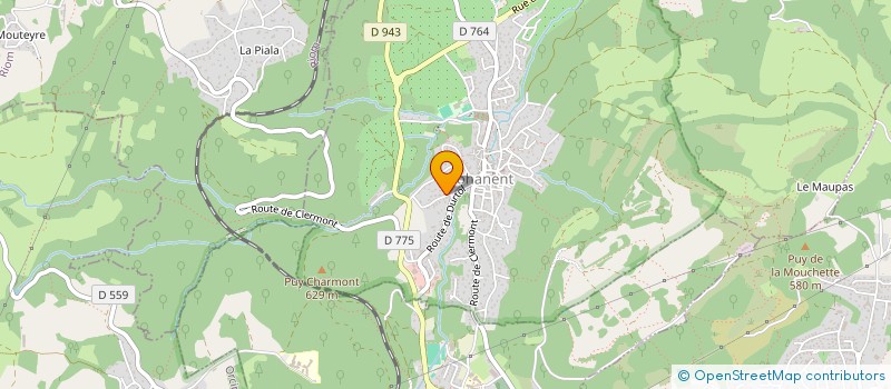 localisation de l'entreprise M GANG  CLERMONT-FERRAND