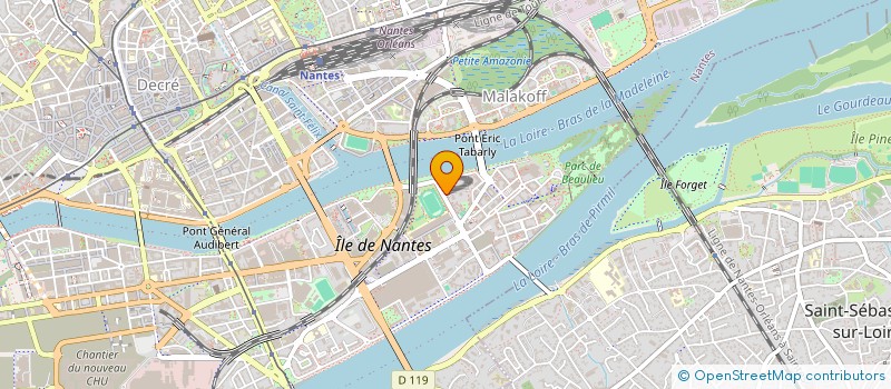 localisation de l'entreprise M'GASS à NANTES