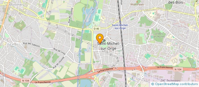 localisation de l'entreprise M.GEORGES à SAINT-MICHEL-SUR-ORGE