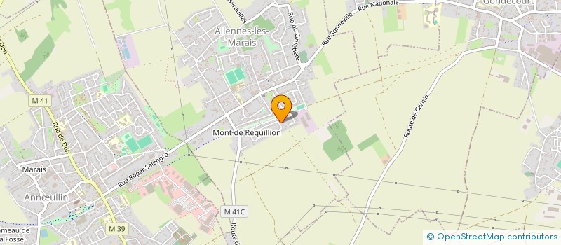 localisation de l'entreprise M GESTION INVESTISSEMENT  ALLENNES-LES-MARAIS