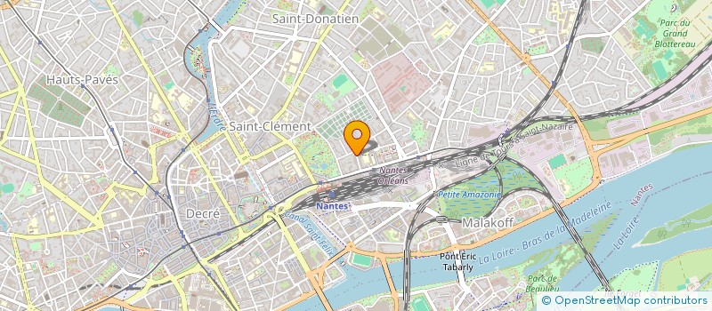 localisation de l'entreprise M & GM à NANTES