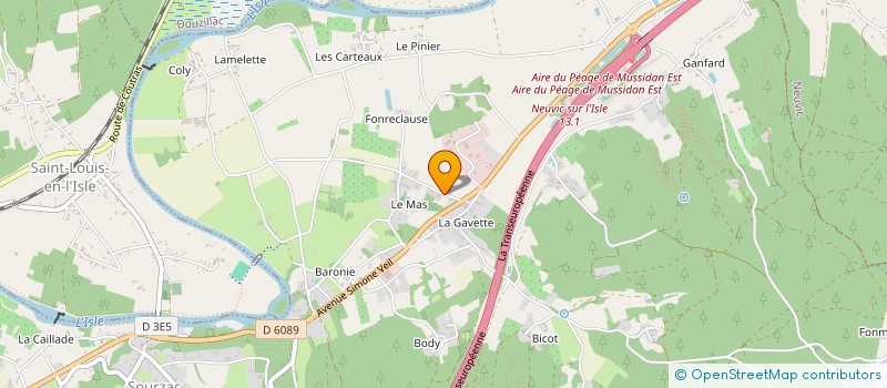 localisation de l'entreprise M-GREEN  SOURZAC
