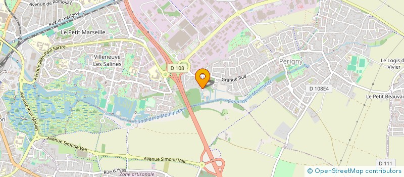 localisation de l'entreprise M.GRIVEAU  PERIGNY