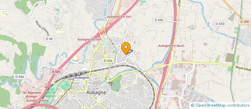 localisation de l'entreprise M GROUPE  AUBAGNE