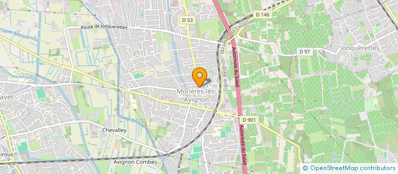 localisation de l'entreprise M&GTV  MORIERES-LES-AVIGNON