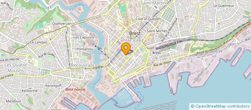 localisation de l'entreprise M & H  BREST