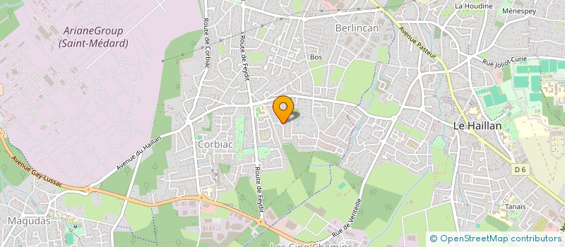 localisation de l'entreprise M&H  SAINT-MEDARD-EN-JALLES