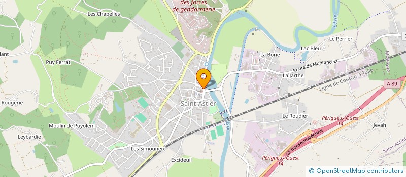 localisation de l'entreprise M.H  SAINT-ASTIER