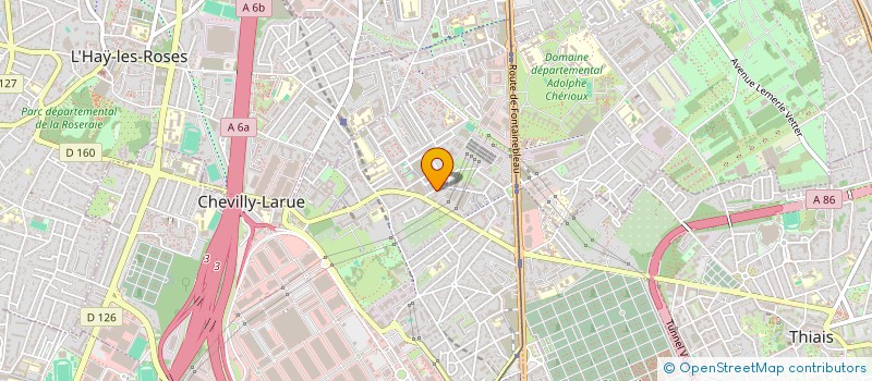 localisation de l'entreprise M.H.  CHEVILLY-LARUE