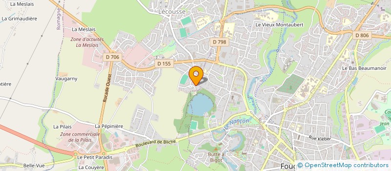 localisation de l'entreprise M&H  LECOUSSE